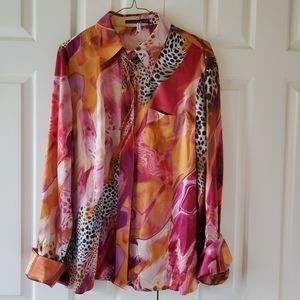 Women's Long sleeved colorful Blouse
